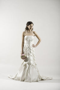 Tomasina Silk Satin Dress - Tomasina - Nearly Newlywed Bridal Boutique - 1