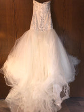 Load image into Gallery viewer, Exquisite Bride &#39;Zoe&#39; size 10 new wedding dress back view on hanger
