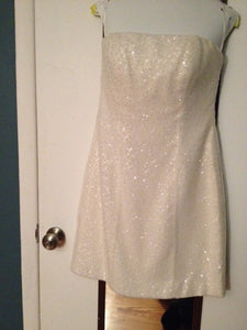 Badgley Mischka Tori Ball Gown Miniskirt Dress - Badgley Mischka - Nearly Newlywed Bridal Boutique - 5