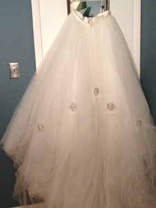 Badgley Mischka Tori Ball Gown Miniskirt Dress - Badgley Mischka - Nearly Newlywed Bridal Boutique - 8