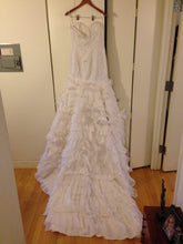 Load image into Gallery viewer, Custom &#39;Jim Hjelm&#39; Style Organza and Lace Mermaid - Custom - Nearly Newlywed Bridal Boutique - 4
