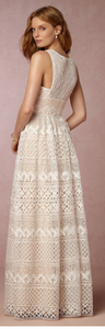 BHLDN 'Teagan' size 8 new wedding dress back view on model