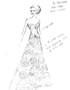 Pnina Tornai Fully Custom Wedding Dress - Pnina Tornai - Nearly Newlywed Bridal Boutique - 5