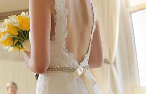Robert Bullock Lace Julia Wedding Dress - Robert Bullock - Nearly Newlywed Bridal Boutique - 3