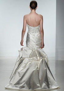 Kenneth Pool 'Emilia K434' size 4 used wedding dress back view on model