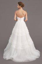 Load image into Gallery viewer, Amsale &#39;Saylor&#39; size 4 used wedding dress back view on model
