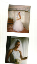 Load image into Gallery viewer, Eve of Milady &#39;Princess&#39; size 8 used wedding dress side view/front view on bride
