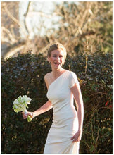 Load image into Gallery viewer, Nicole Miller One Shoulder Gown - Nicole Miller - Nearly Newlywed Bridal Boutique - 2

