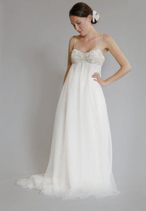 Amsale 'Juliette' Ivory Tulle Gown - Amsale - Nearly Newlywed Bridal Boutique - 1