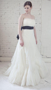 Vera Wang Luxe Pleated French Tulle Gown - Vera Wang - Nearly Newlywed Bridal Boutique - 2