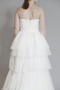 Monique Lhuillier 'Atelier' Silk Tulle Dress - Monique Lhuillier - Nearly Newlywed Bridal Boutique - 5