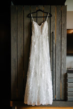 Load image into Gallery viewer, Catherine Deane &#39;Sinead&#39; size 8 used wedding dress front view on hanger
