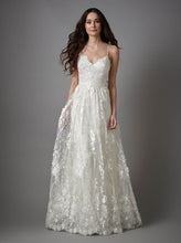 Load image into Gallery viewer, Catherine Deane &#39;Sinead&#39; size 8 used wedding dress front view on  model
