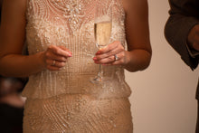 Load image into Gallery viewer, BHLDN &#39;Jacinda&#39; size 4 used wedding dress front view close up on bride
