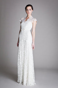 Temperley London Sleeved Amoret Wedding Gown - Temperley London - Nearly Newlywed Bridal Boutique - 2