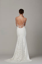 Load image into Gallery viewer, Lela Rose &#39;The Inlet&#39; size 8 used wedding dress back view on model
