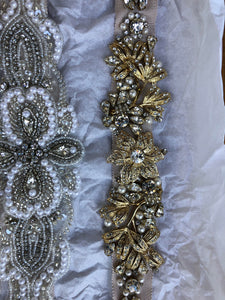 Stella York '6347' size 4 new wedding dress view of belts