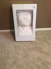 Load image into Gallery viewer, Vera Wang White &#39;Strapless Chiffon&#39; size 12 used wedding dress in box
