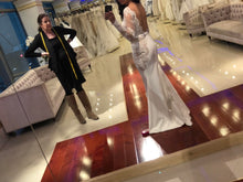 Load image into Gallery viewer, Lian Rokman &#39;Sea Shells&#39; size 4 used wedding dress side view on bride

