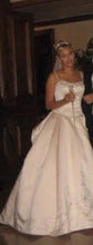 Load image into Gallery viewer, Jasmine &#39;Princess&#39; size 2 used wedding dress front view on bride
