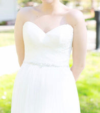 Load image into Gallery viewer, Maggie Sottero &#39;Patience&#39; size 6 used wedding dress front view on bride
