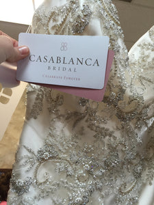 Casablanca '2202' size 2 new wedding dress view of tag