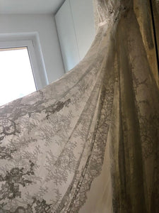 Elie Saab 'Birgit' size 6 used wedding dress view of fabric