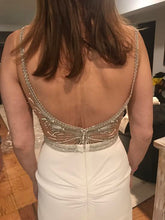 Load image into Gallery viewer, Alon Livne &#39;Coco&#39; size 2 used wedding dress back view on bride
