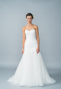 Lis Simon 'Helen' size 14 new wedding dress front view on model