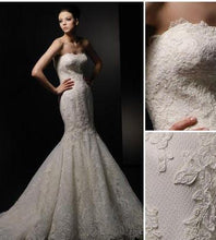 Load image into Gallery viewer, Enzoani &#39;Dakota&#39; size 8 new wedding dress views on model
