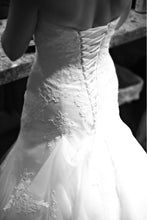 Load image into Gallery viewer, Alfred Angelo &#39;2438&#39; size 4 used wedding dress back view on bride

