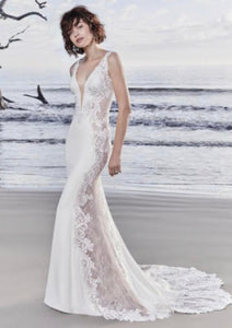 Sottero and Midgley 'Bradford' size 8 new wedding dress front view on model
