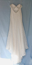 Load image into Gallery viewer, Alfred Angelo &#39;8528&#39; size 8 sample wedding dress back view on hanger
