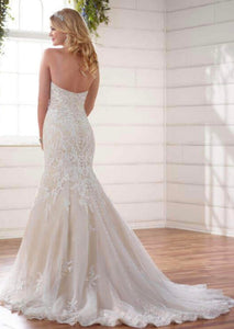 Essence of Australia 'D2267' size 14 new wedding dress back view on model
