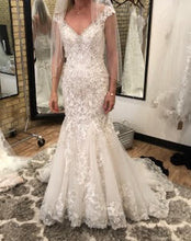 Load image into Gallery viewer, Preferred Collection &#39;048141&#39; size 4 new wedding dress front view on bride
