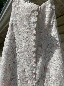 Essence Of Australia 'Moscato 6257' size 6 used wedding dress back view of dress