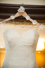Load image into Gallery viewer, Dennis Basso &#39;1174&#39; size 6 used wedding dress front view on hanger
