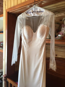 Katie May 'Verona' size 6 used wedding dress front view on hanger