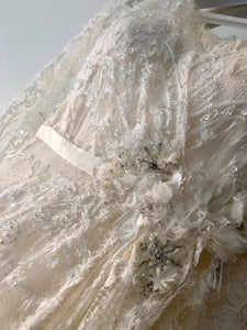 Elie Saab 'Birgit' size 6 used wedding dress front view flat