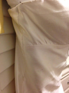 Nicole Miller 'Silk' size 4 used wedding dress side view