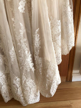 Load image into Gallery viewer, Maggie Sottero &#39;Viera&#39; size 10 used wedding dress view of hemline
