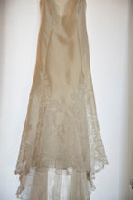 Load image into Gallery viewer, Liancarolo &#39;Couture&#39; size 12 used wedding dress front view on hanger
