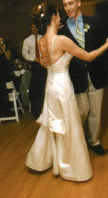 Load image into Gallery viewer, Melissa Sweet &#39;Luly&#39; size 8 new wedding dress back view on bride
