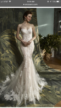 Load image into Gallery viewer, Enzoani &#39;Katerina&#39; size 6 new wedding dress front view on model

