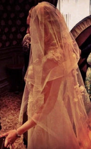 Elie Saab 'Galant' size 4 new wedding dress side view on bride