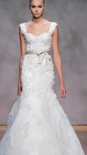 Load image into Gallery viewer, Monique Lhuillier &#39;Aspen&#39; size 2 used wedding dress front view on model

