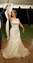 Load image into Gallery viewer, L&#39;Ezu Atelier of Beverly Hills &#39;Custom&#39; size 8 used wedding dress front view on bride
