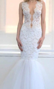 Ines Di Santo 'Impulse' size 6 new wedding dress front view on model