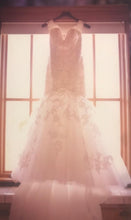 Load image into Gallery viewer, Casablanca &#39;Imperial&#39; size 8 used wedding dress front view on hanger
