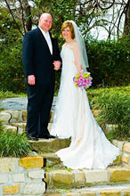 Load image into Gallery viewer, Maggie Sottero &#39;Jorie Ann&#39; size 8 used wedding dress front view on bride
